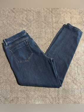 J. Jill Weekender Straight Leg Jeans Cotton blend size 12